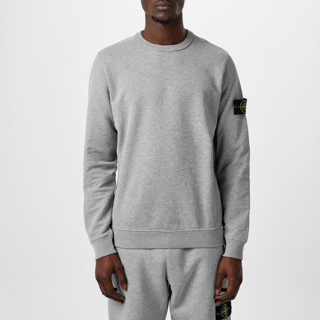 Stone Island Crew Neck Sweatshirt - Polv Mel V0M64